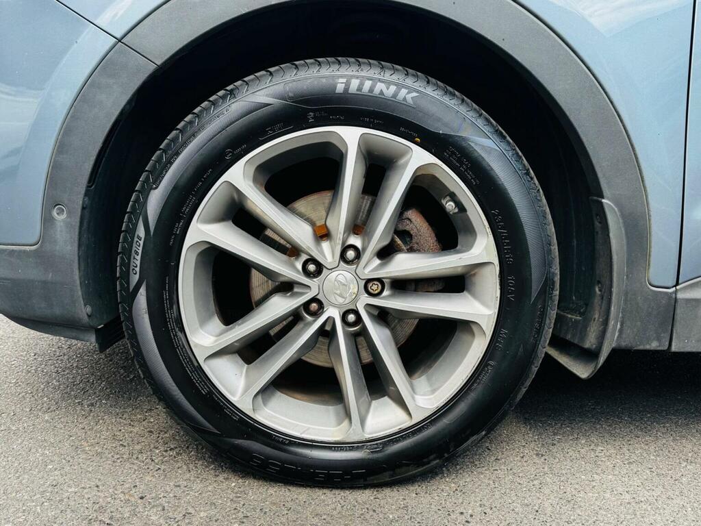 Hyundai Santa Fe Crdi Premium Blue Drive White #12
