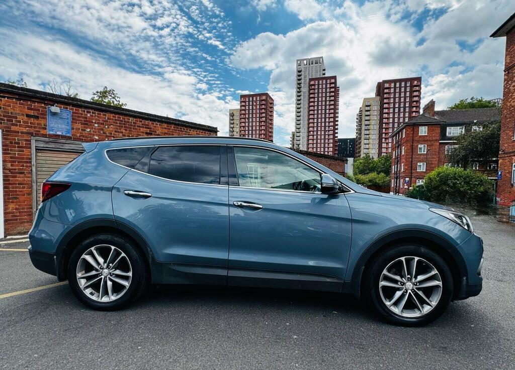 Hyundai Santa Fe Crdi Premium Blue Drive White #7