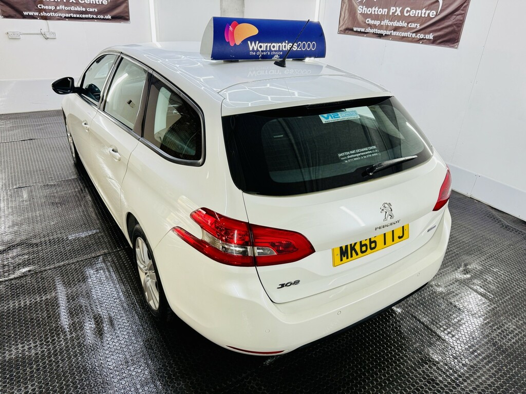 Peugeot 308 SW 1.6 Bluehdi Active White #5