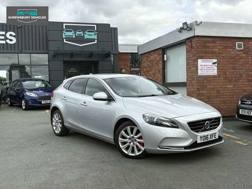 Volvo V40 2.0 D2 Se Lux Nav Hatchback Euro 6 Silver #4