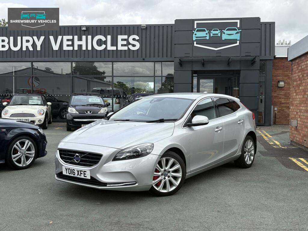 Volvo V40 2.0 D2 Se Lux Nav Hatchback Euro 6 Silver
