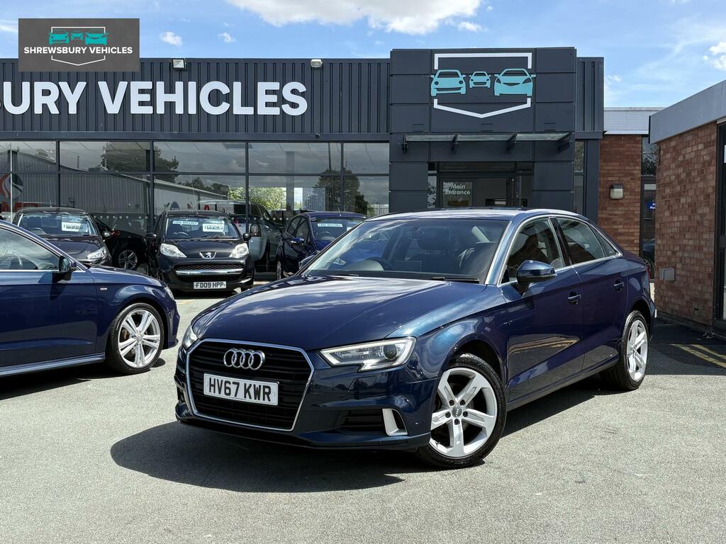 Audi A3 1.6 Tdi Sport Saloon S Tronic Euro 6 S Blue