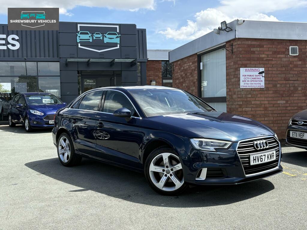 Audi A3 1.6 Tdi Sport Saloon S Tronic Euro 6 S Blue #5