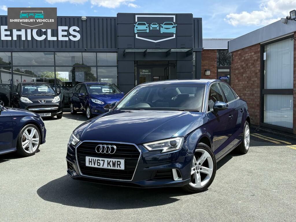 Audi A3 1.6 Tdi Sport Saloon S Tronic Euro 6 S Blue #3