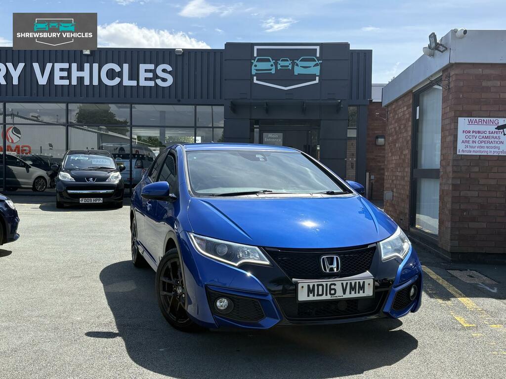 Honda Civic 1.6 I-dtec Sport Hatchback Euro Blue #4