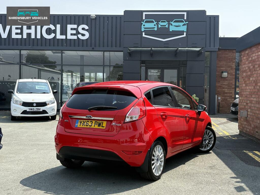 Ford Fiesta 1.0T Ecoboost Titanium Hatchback YX63PWL Red