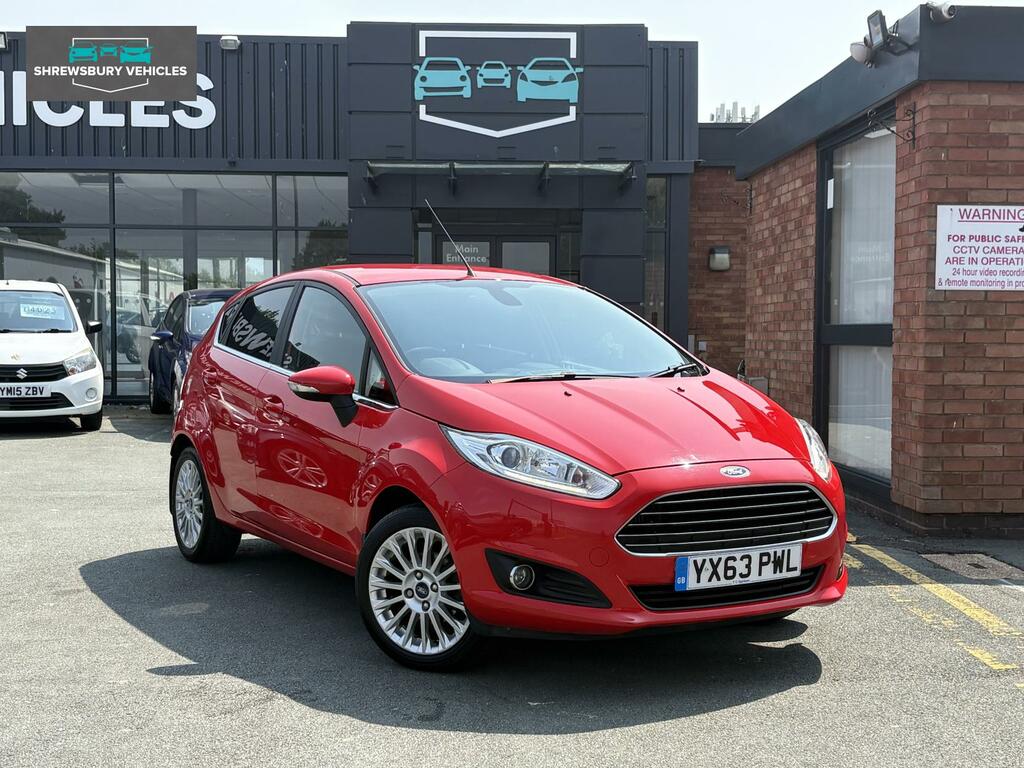 Ford Fiesta 1.0T Ecoboost Titanium Hatchback YX63PWL Red #4