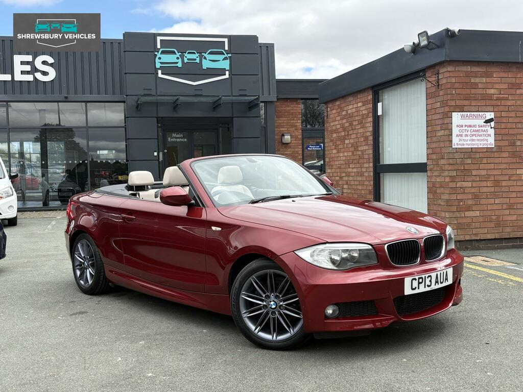 BMW 1 Series 2.0 118D M Sport Convertible Euro CP13AUA Red #6