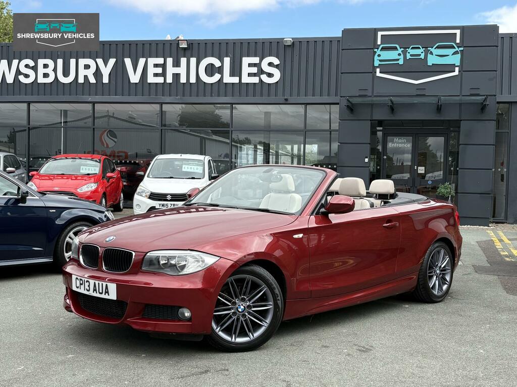 BMW 1 Series 2.0 118D M Sport Convertible Euro CP13AUA Red #4
