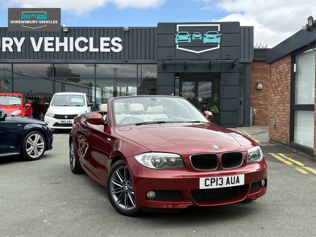 BMW 1 Series 2.0 118D M Sport Convertible Euro CP13AUA Red #5