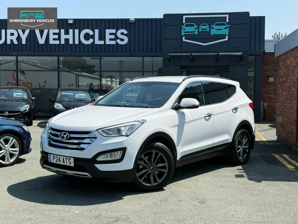 Hyundai Santa Fe Premium White #4