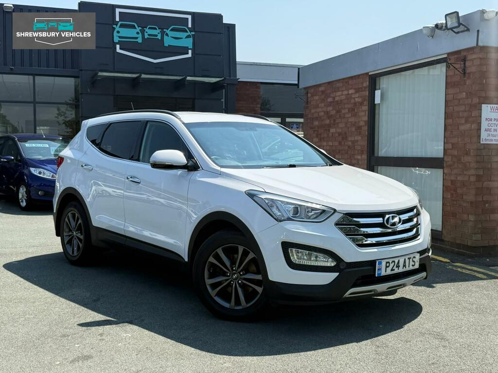 Hyundai Santa Fe Premium White #6