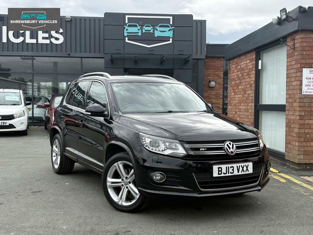 Volkswagen Tiguan 2.0 Tdi Bluemotion Tech R-line Suv Manu BJ13VXX Black #6