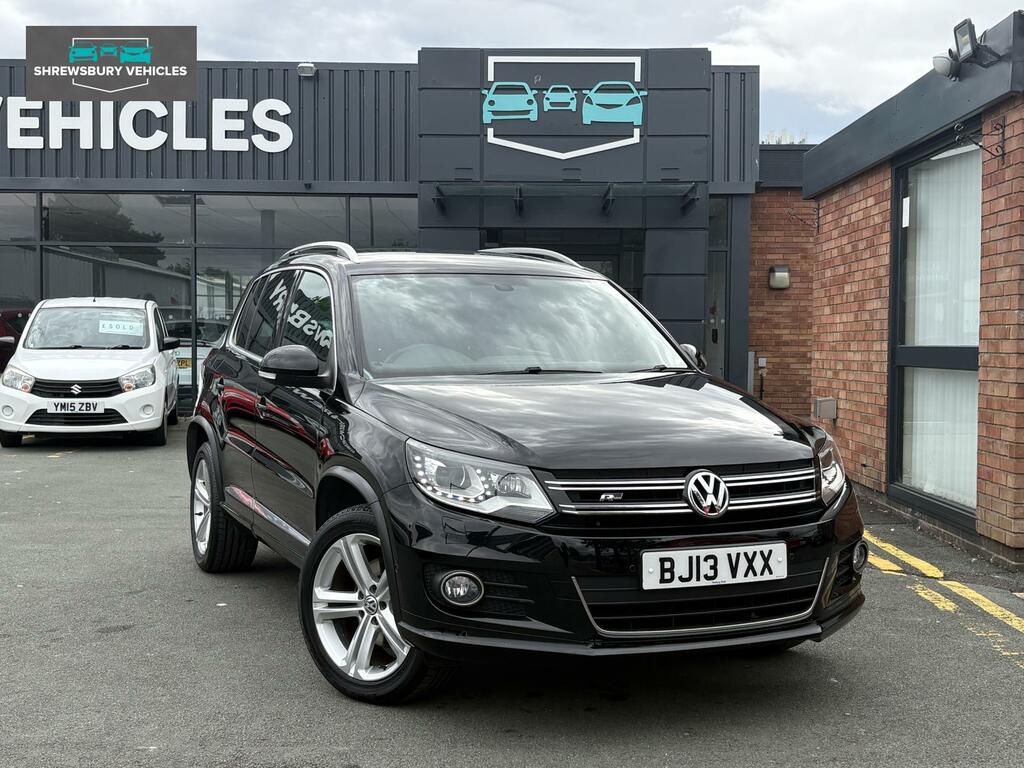 Volkswagen Tiguan 2.0 Tdi Bluemotion Tech R-line Suv Manu BJ13VXX Black #5