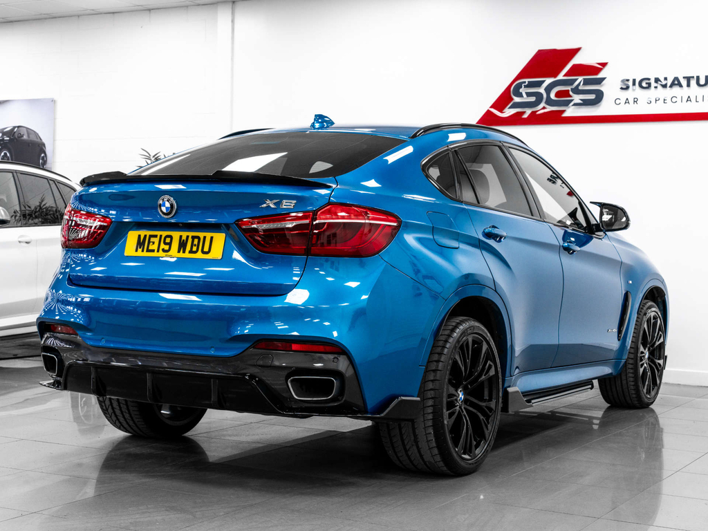 BMW X6 Suv Blue #4