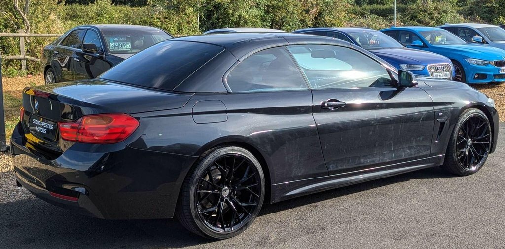 BMW 4 Series 2.0 420D M Sport Convertible Euro Black #8