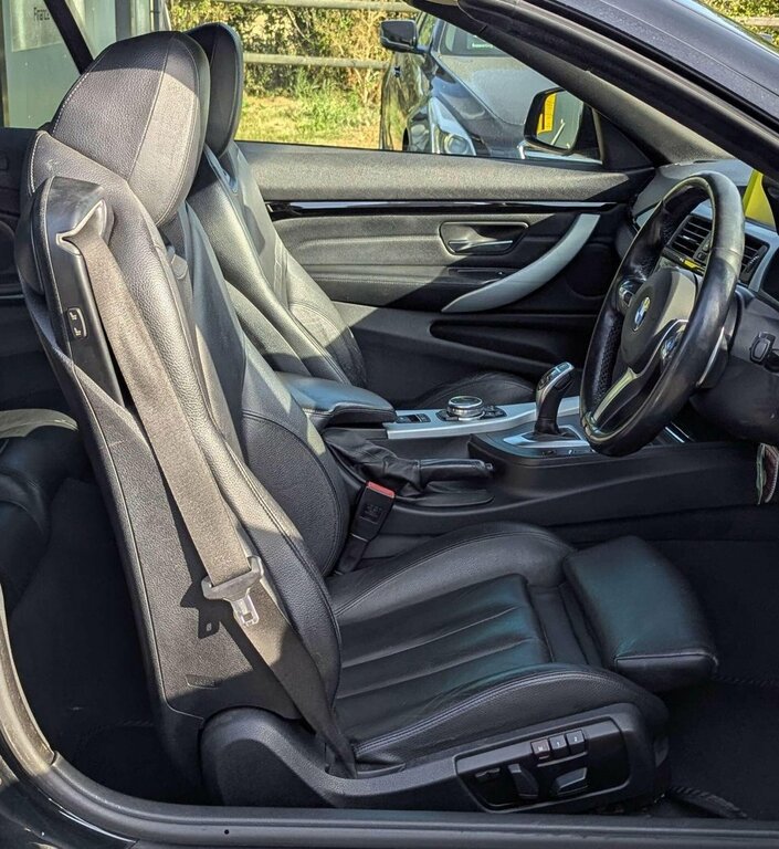 BMW 4 Series 2.0 420D M Sport Convertible Euro Black #11