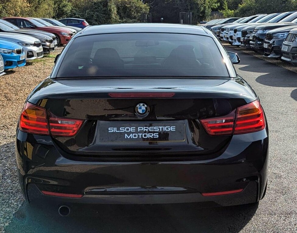 BMW 4 Series 2.0 420D M Sport Convertible Euro Black #7