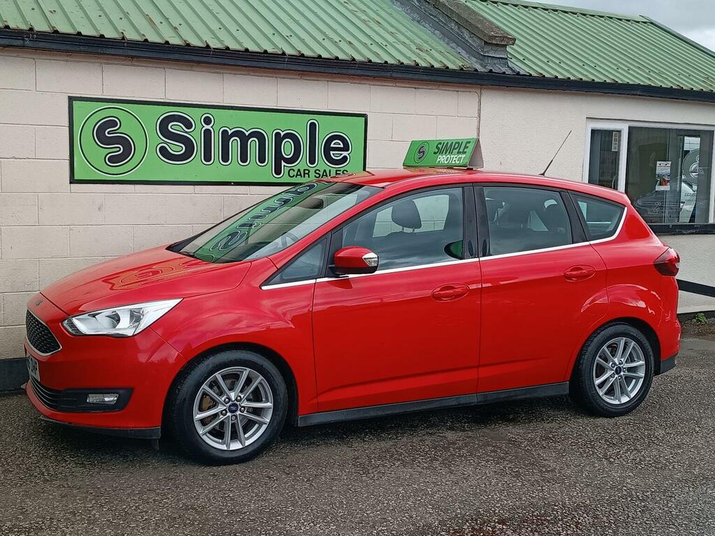 Ford C-Max Mpv 1.5 Tdci Zetec Euro 6 Ss 201666 CN66OHP Red #4