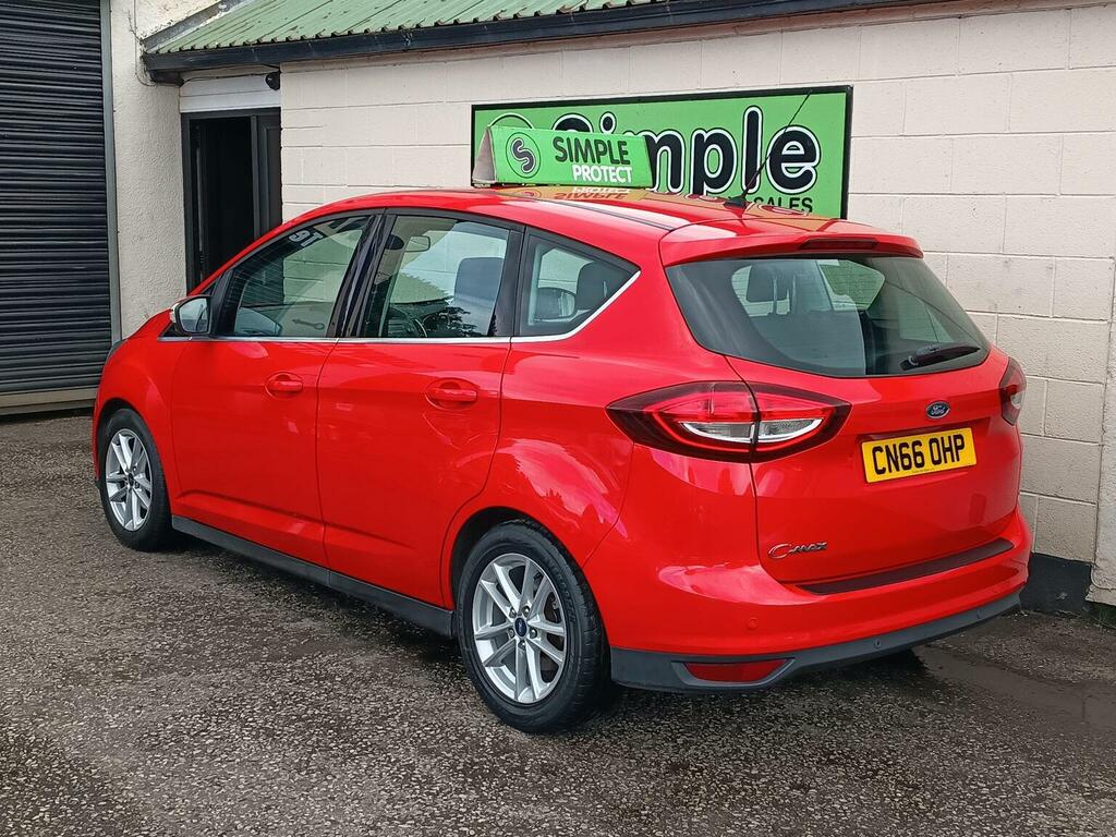 Ford C-Max Mpv 1.5 Tdci Zetec Euro 6 Ss 201666 CN66OHP Red #3