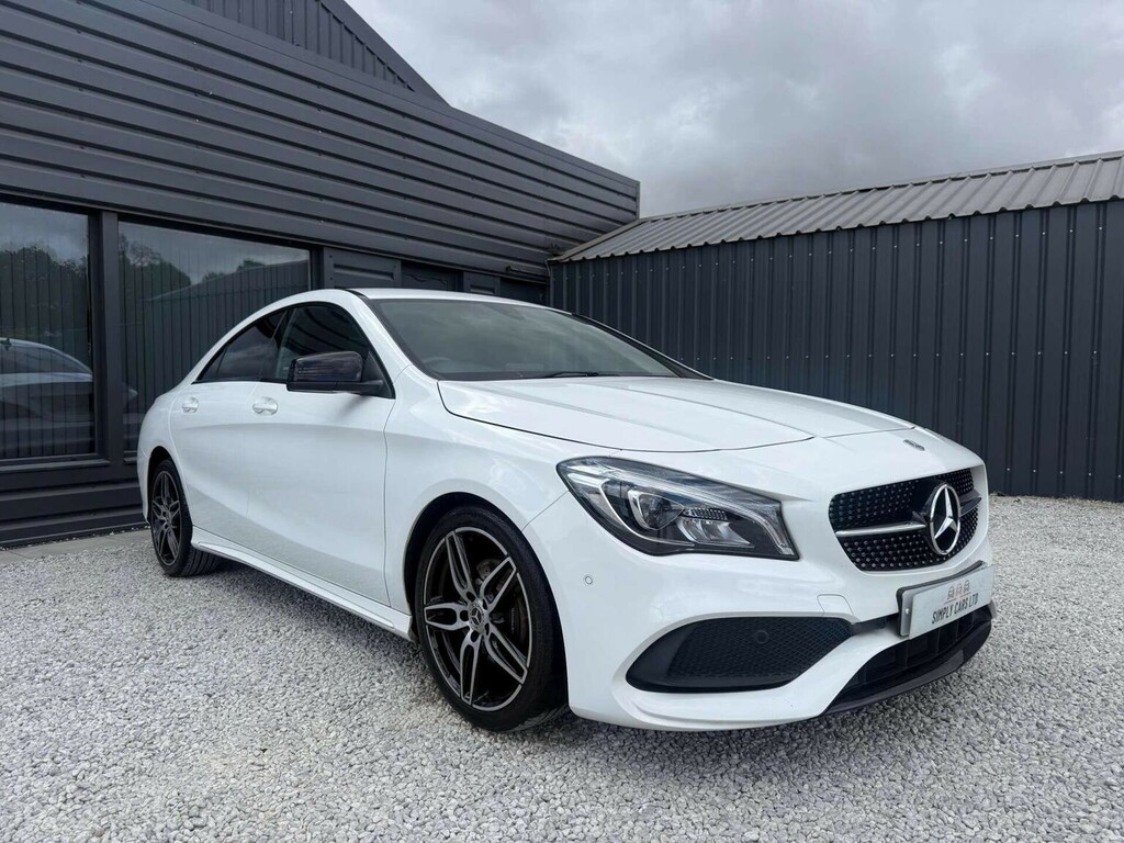 Mercedes-Benz CLA Class 1.6 Cla180 Amg Line Coupe Euro 6 Ss White