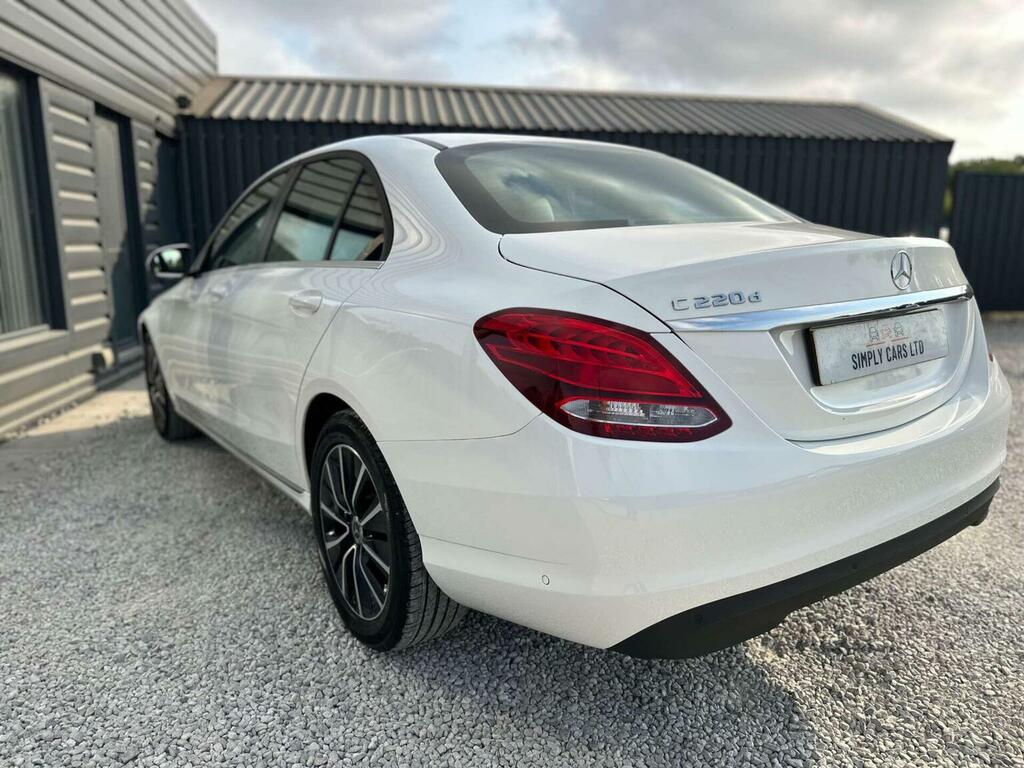 Mercedes-Benz C Class 2.0 C220d Se G-tronic Euro 6 Ss White #5