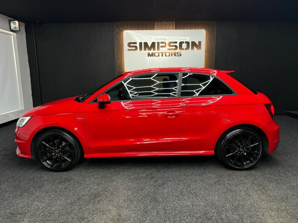 Audi A1 Hatchback YY17XWJ Red #3