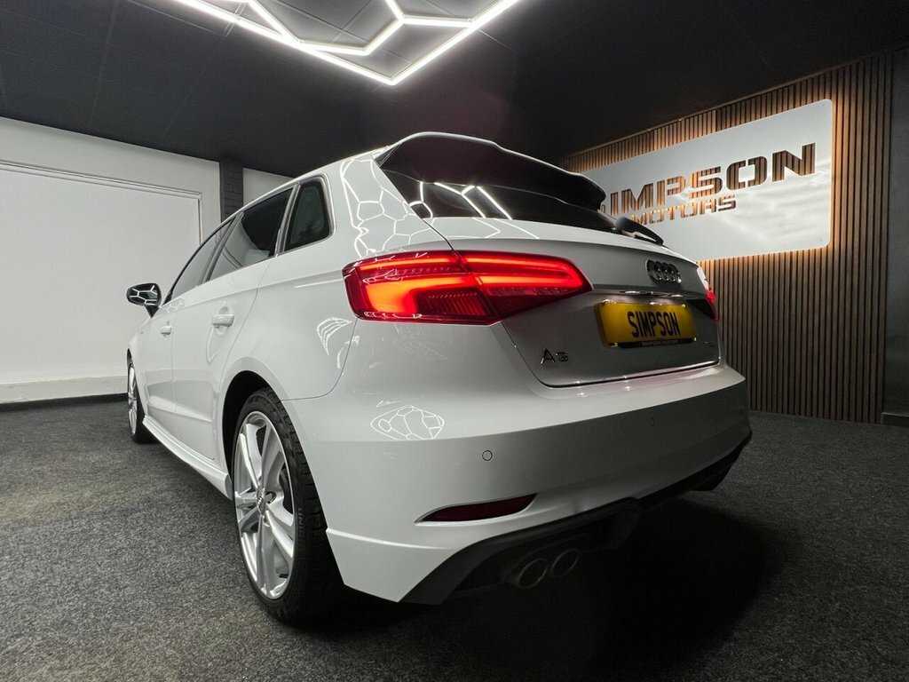 Audi A3 Hatchback SK67XSW White #5