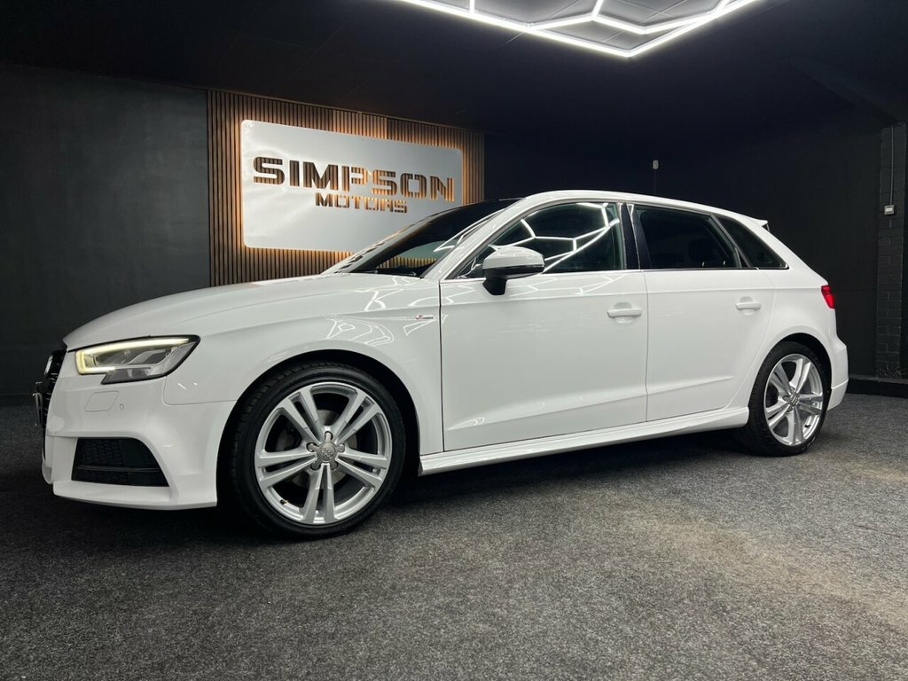 Audi A3 Hatchback SK67XSW White #3