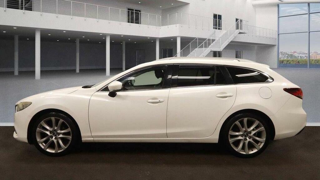 Mazda 6 2.2 Skyactiv-d Sport Nav Tourer Euro 6 Ss White #4