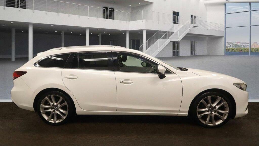Mazda 6 2.2 Skyactiv-d Sport Nav Tourer Euro 6 Ss White #5