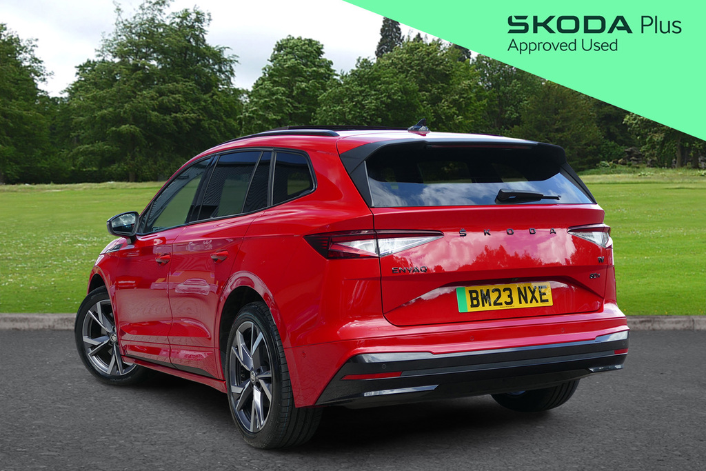 Skoda ENYAQ 195Kw 80X Sportline Plus 82Kwh 4X4 0 Ps Red #3