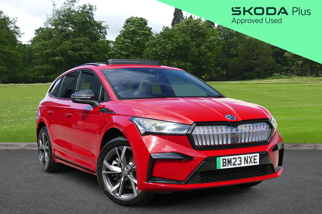 Skoda ENYAQ 195Kw 80X Sportline Plus 82Kwh 4X4 0 Ps Red