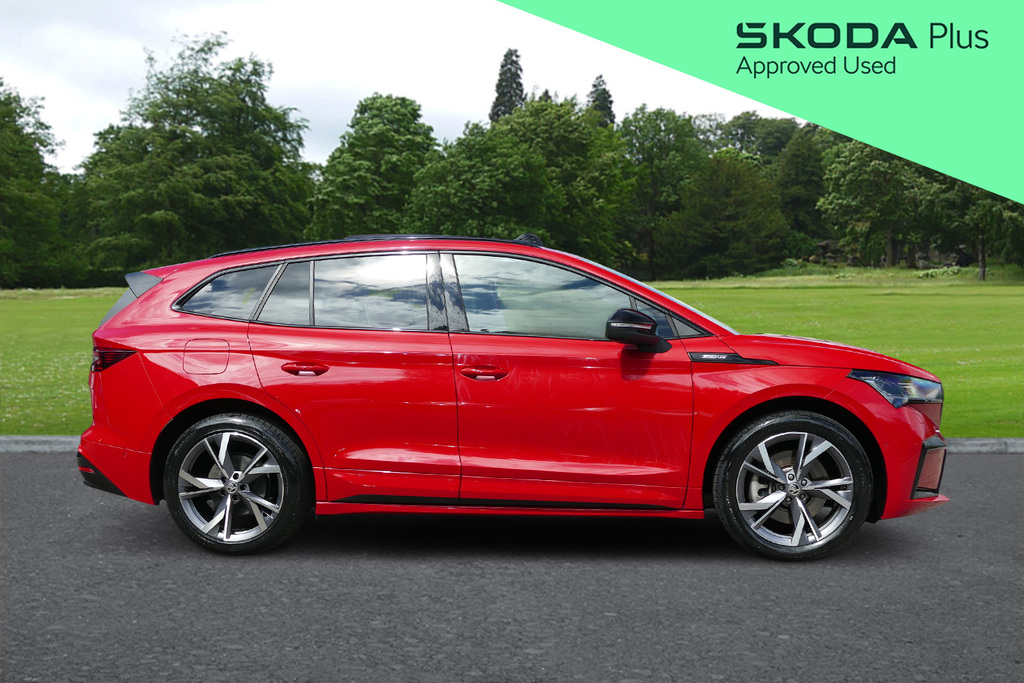 Skoda ENYAQ 195Kw 80X Sportline Plus 82Kwh 4X4 0 Ps Red #4