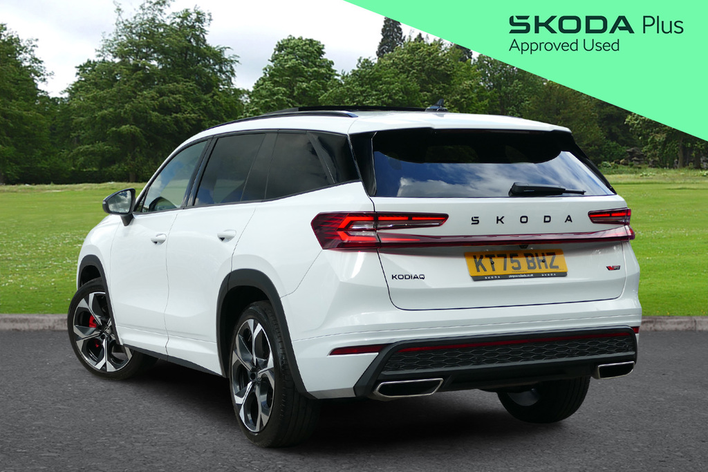 Skoda Kodiaq 2.0 Tsi Vrs 4X4 Dsg 7 Seat 0 Ps White #3