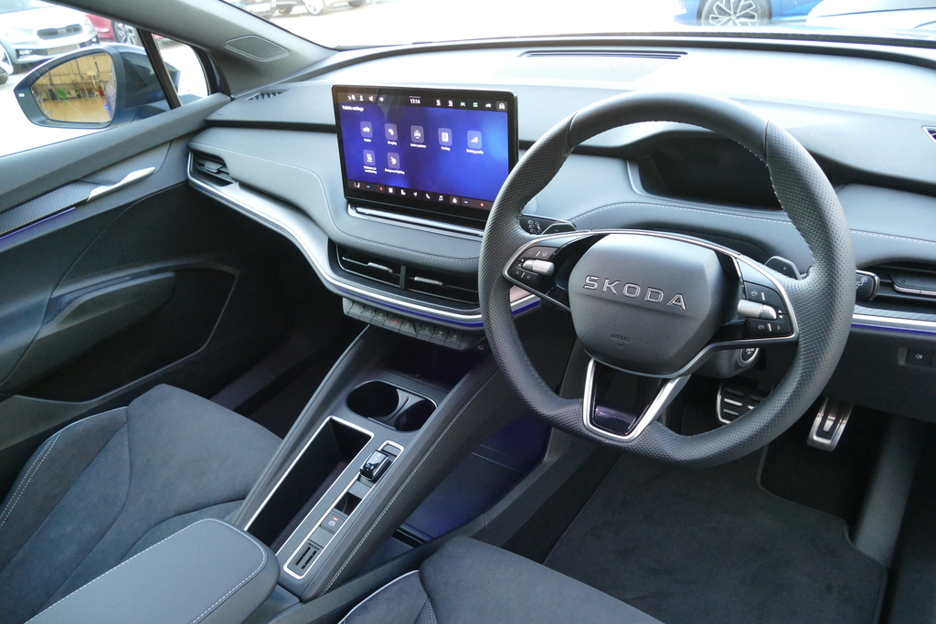 Skoda Elroq Elroq Sportline 85 84 Kwh 286 Ps Single Speed Blue #2