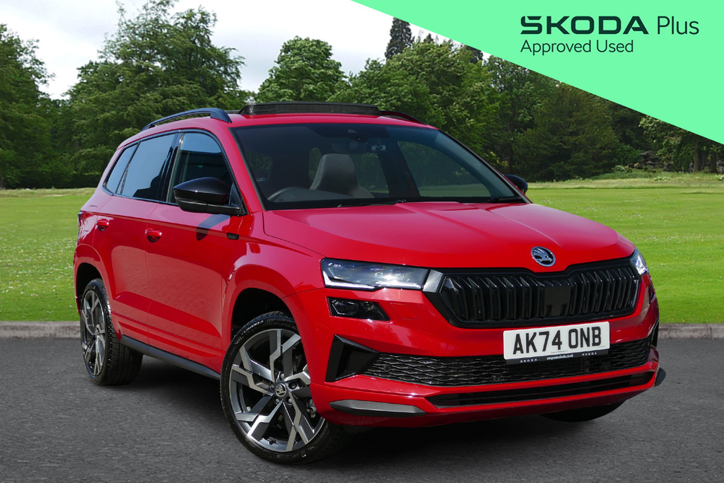 Skoda Karoq 1.5 Tsi Sportline Dsg 0 Ps Red