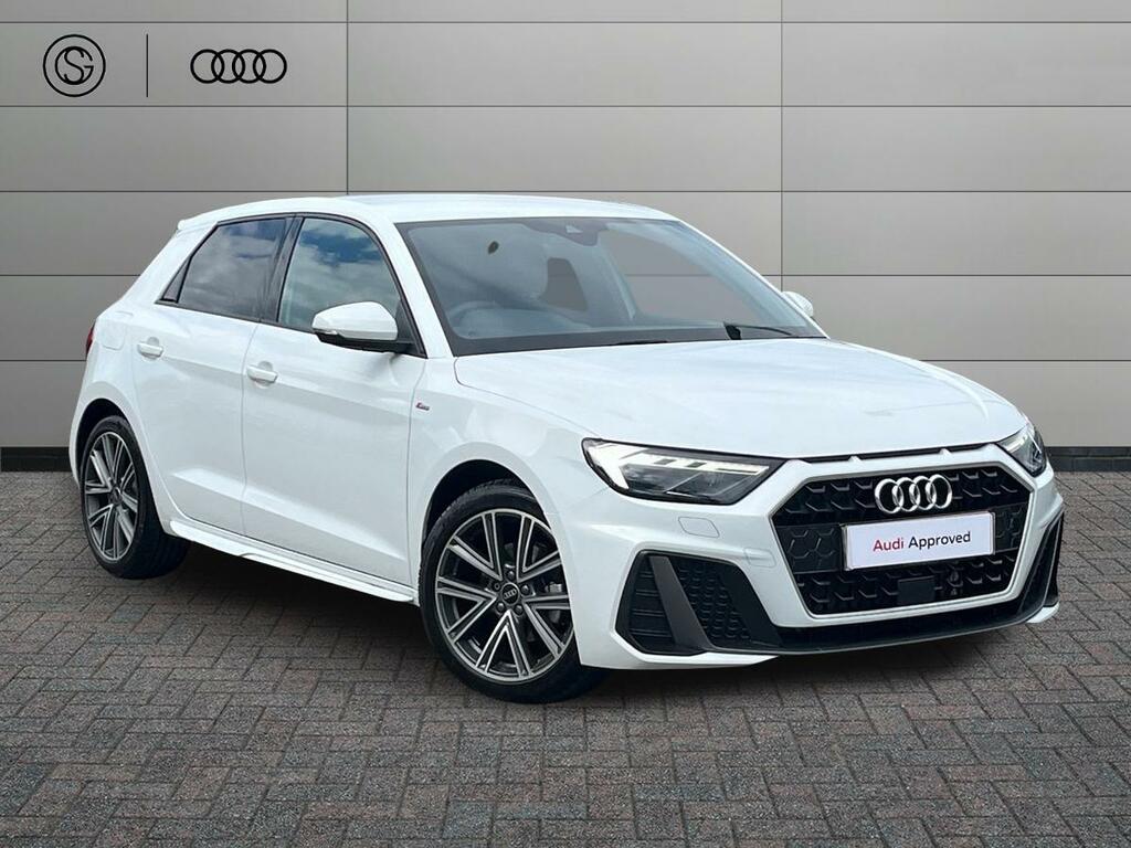 Audi A1 1.0 Tfsi 30 S Line Sportback S Tronic Euro 6 Ss White