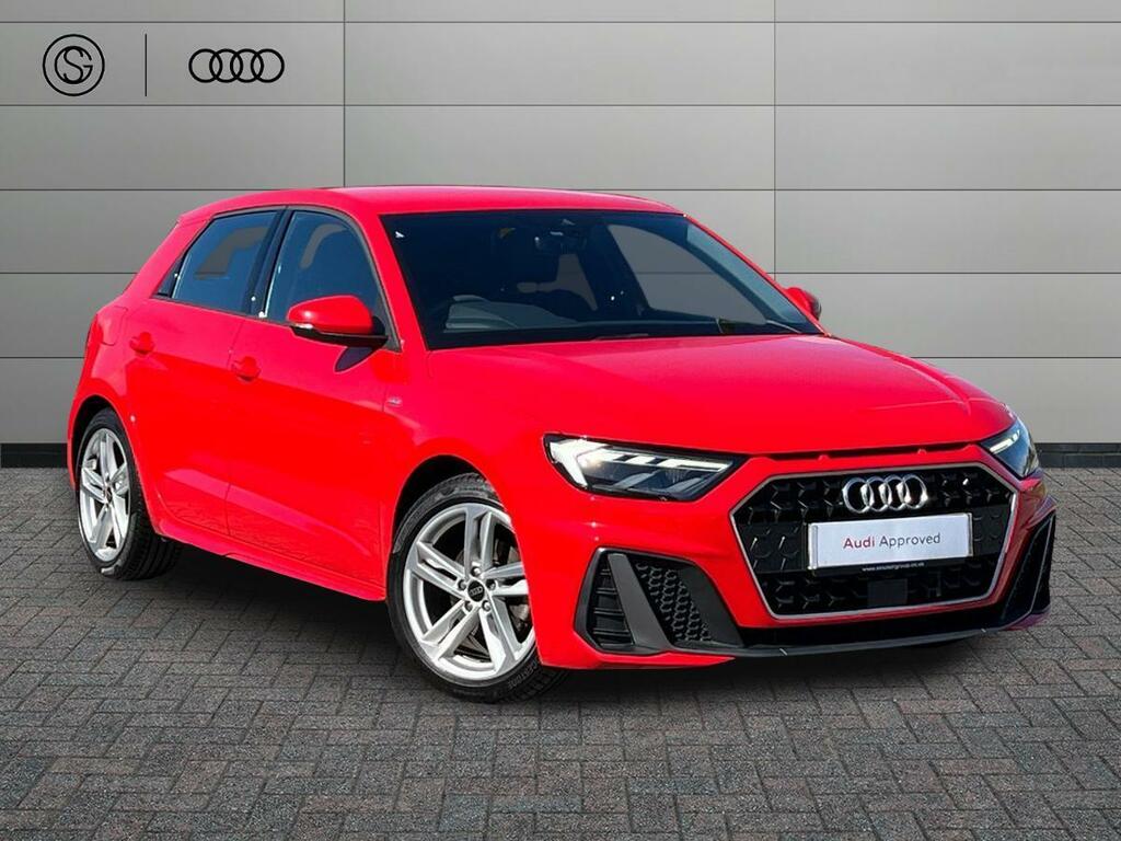 Audi A1 1.0 Tfsi 30 S Line Sportback S Tronic Euro 6 Ss Red