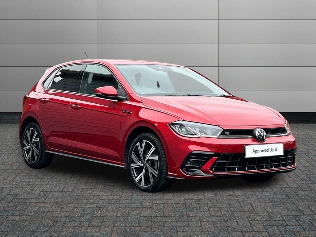 Volkswagen Polo 1.0 Tsi R-line Dsg Euro 6 Ss CP22CXD Red
