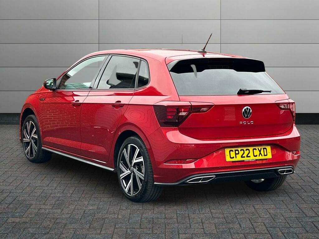 Volkswagen Polo 1.0 Tsi R-line Dsg Euro 6 Ss CP22CXD Red #2