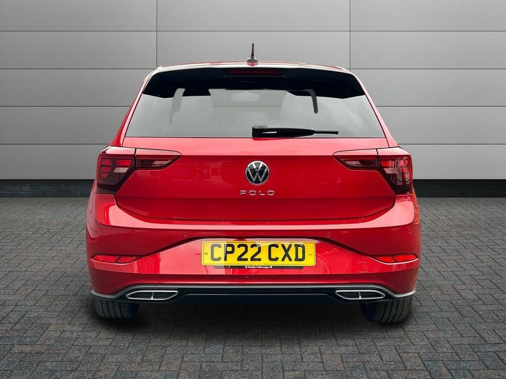 Volkswagen Polo 1.0 Tsi R-line Dsg Euro 6 Ss CP22CXD Red #6
