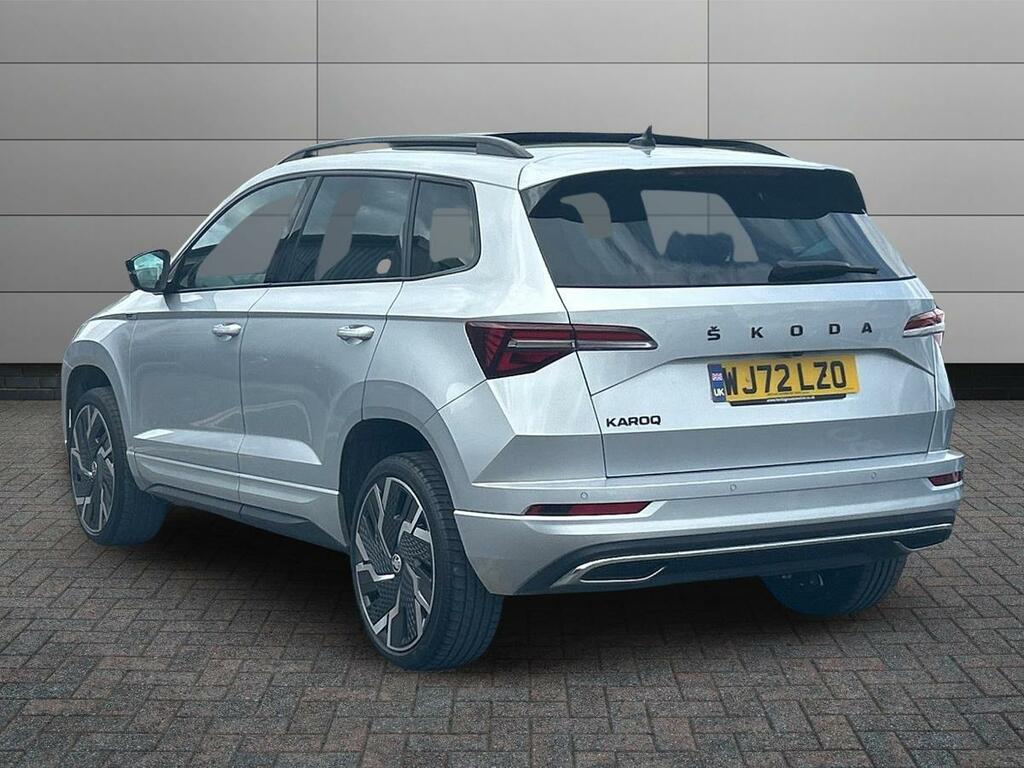 Skoda Karoq 1.5 Tsi Act Sportline Dsg Euro 6 Ss WJ72LZO Silver #2