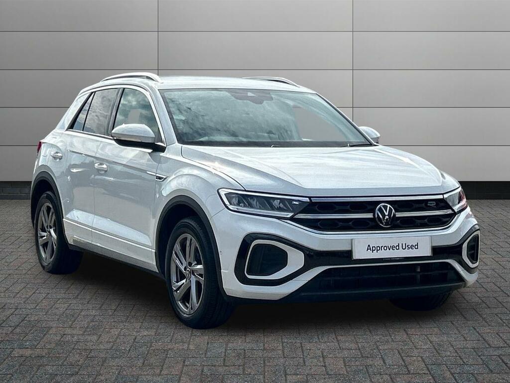 Volkswagen T-Roc 1.5 Tsi R-line Dsg Volkswagen Warranty CP72DBZ White