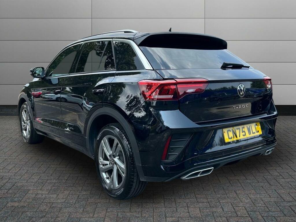 Volkswagen T-Roc 1.5 Tsi R-line Dsg Euro 6 Ss CN75WLC Black #2
