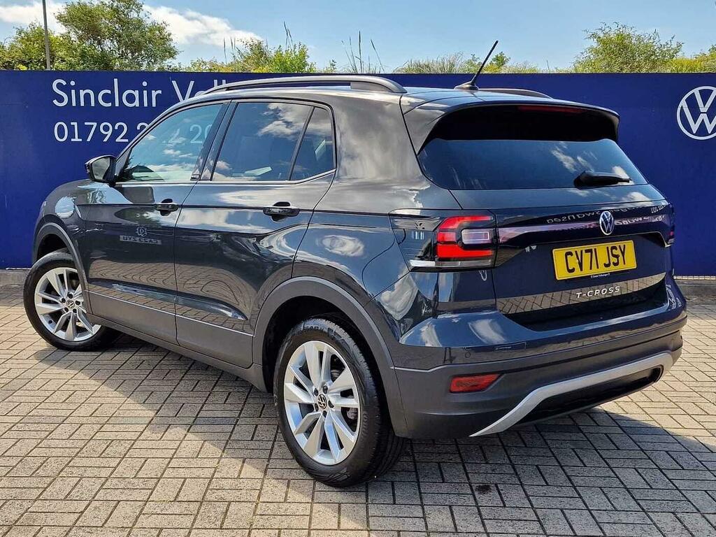 Volkswagen T-Cross 1.0 Tsi 110Ps Active Hatchback Black Mirror Ca Grey #3