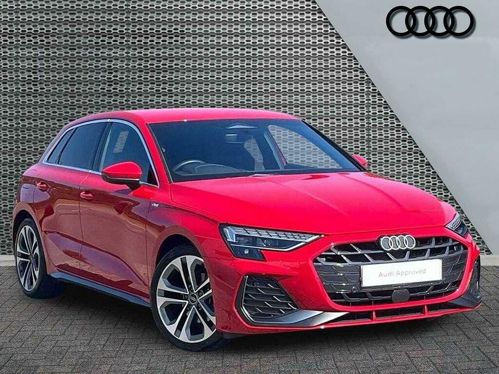 Audi A3 1.5 Tfsi S Line Sportback S Tronic Euro 6 Ss Red