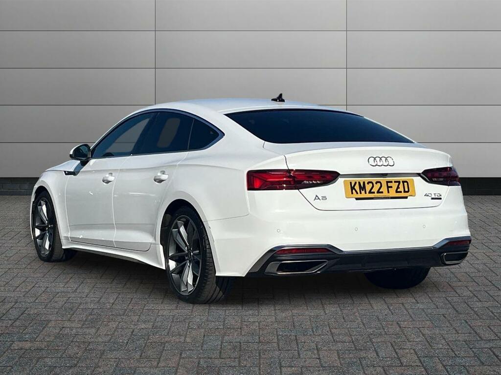 Audi A5 2.0 Tdi 40 S Line Sportback S Tronic Quattro Euro White #2