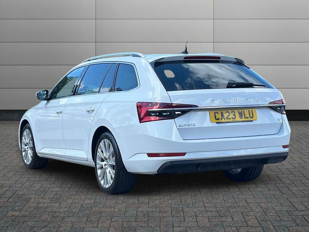 Skoda Superb 1.4 Tsi Iv 13Kwh Se L Estate Plug-in Hy White #2