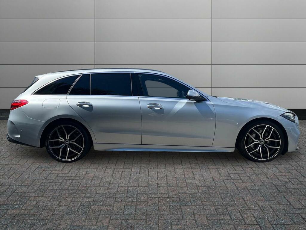 Mercedes-Benz C Class 2.0 C300h Mhev Amg Line Premium Plus G-tronic E Silver #5
